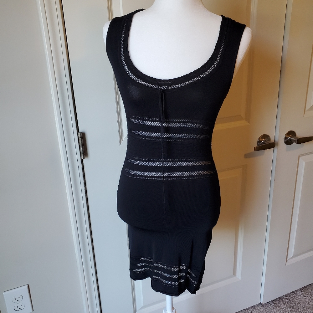 Bebe little black dress lbd cocktail club party